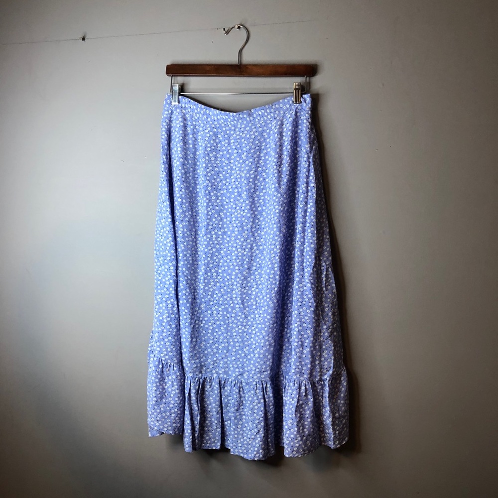 Rails Lavender Floral Midi Wrap Skirt - Picture 6 of 9